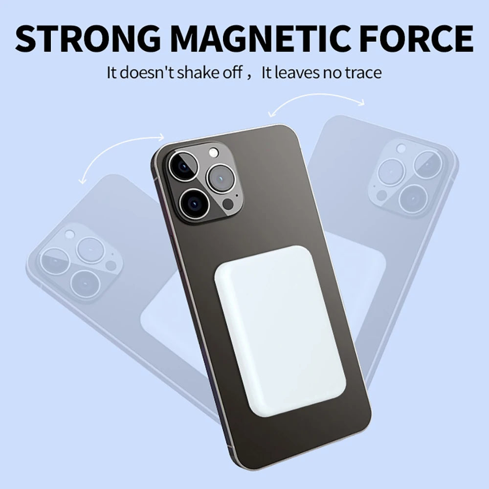 MagSafe Compatible 15W Magnetic Power Bank - Wireless Portable Charger for iPhone