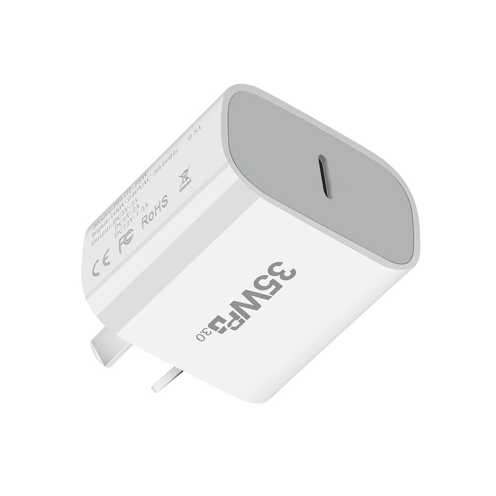 20W AU Fast Charger with USB-C PD Support