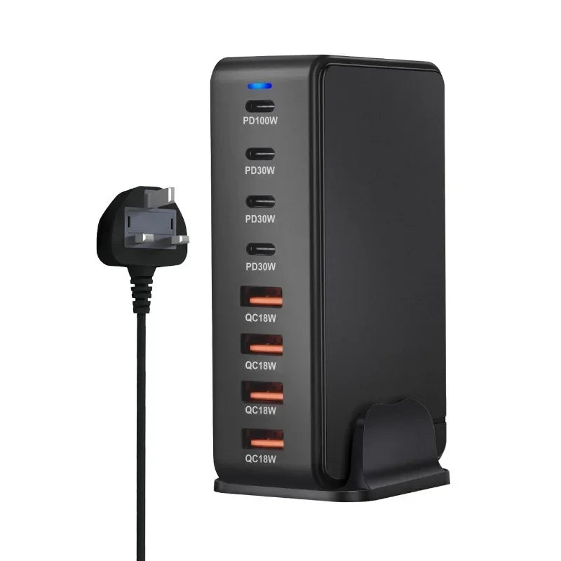 240W GaN Desktop Charging Station with 8 Ports