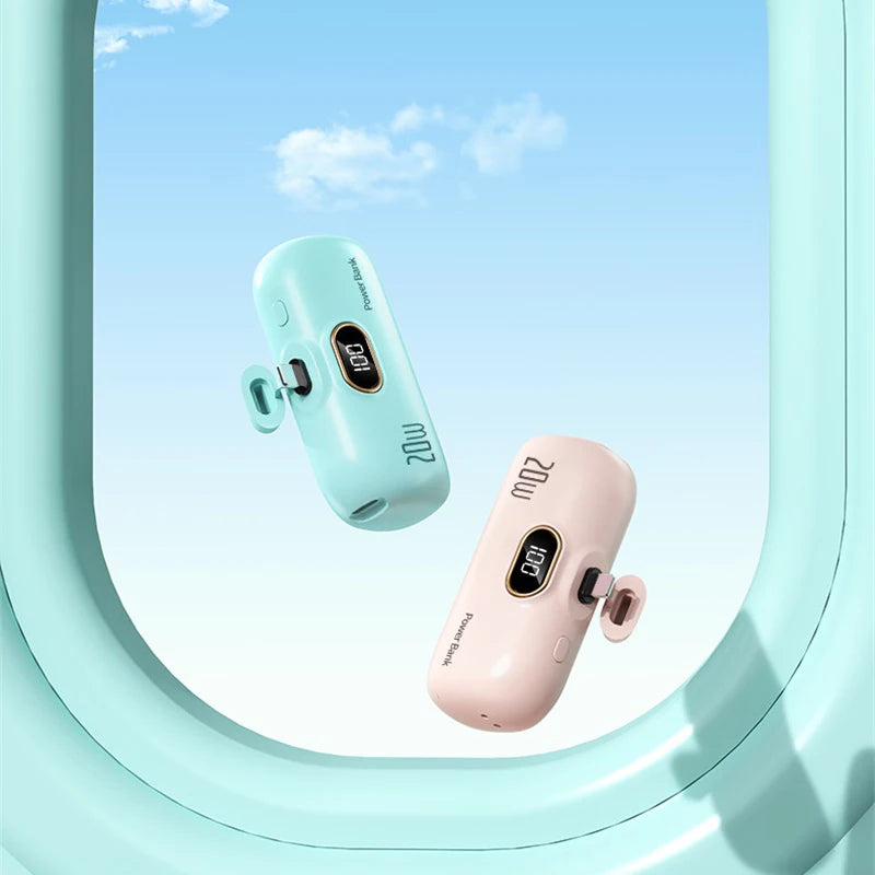 Xiaomi Capsule Portable Power Bank with Wireless Charging - 30000mAh Capacity