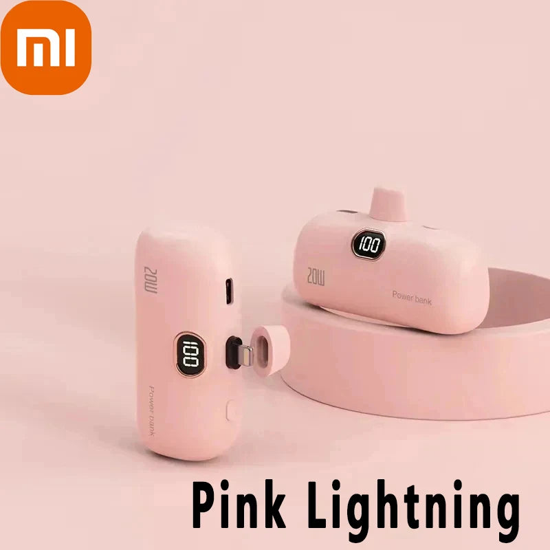 Xiaomi Capsule Portable Power Bank with Wireless Charging - 30000mAh Capacity