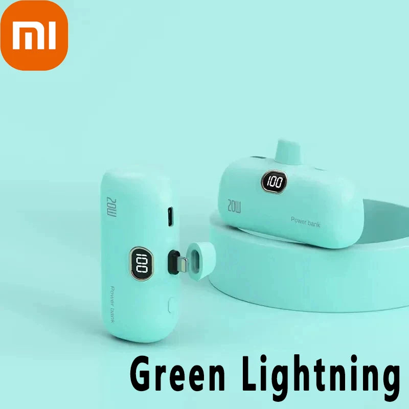 Xiaomi Capsule Portable Power Bank with Wireless Charging - 30000mAh Capacity