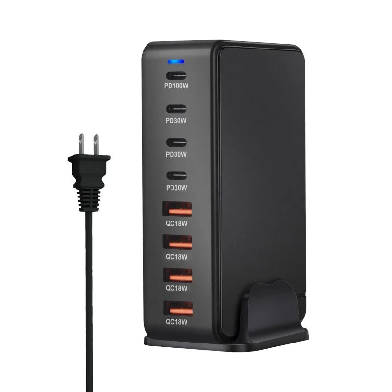 240W GaN Desktop Charging Station with 8 Ports