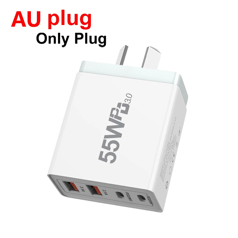 20W AU Fast Charger with USB-C PD Support