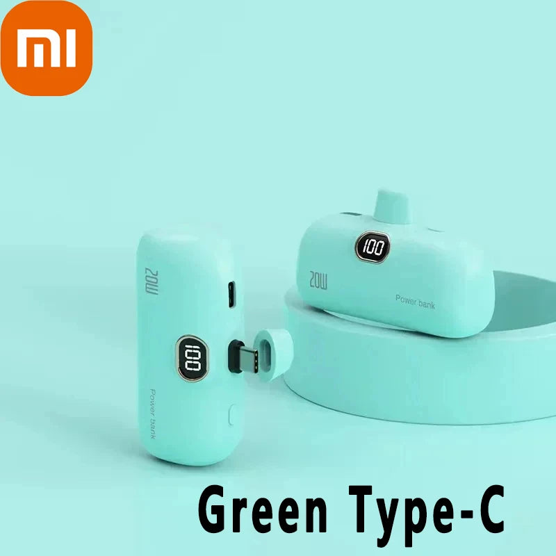 Xiaomi Capsule Portable Power Bank with Wireless Charging - 30000mAh Capacity