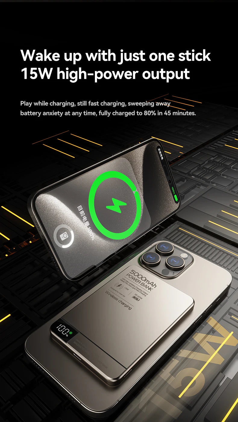 Xiaomi 10000mAh Magnetic Wireless Power Bank with Fast Charging