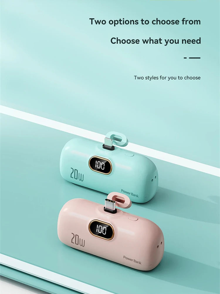 Xiaomi Capsule Portable Power Bank with Wireless Charging - 30000mAh Capacity