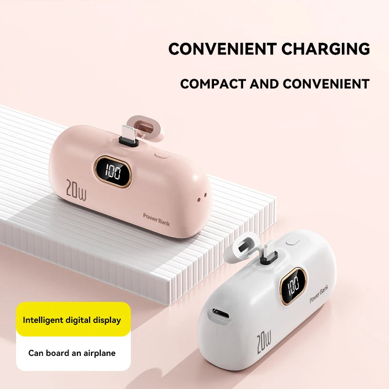 Xiaomi Capsule Portable Power Bank with Wireless Charging - 30000mAh Capacity