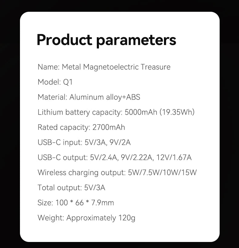 Xiaomi 10000mAh Magnetic Wireless Power Bank with Fast Charging