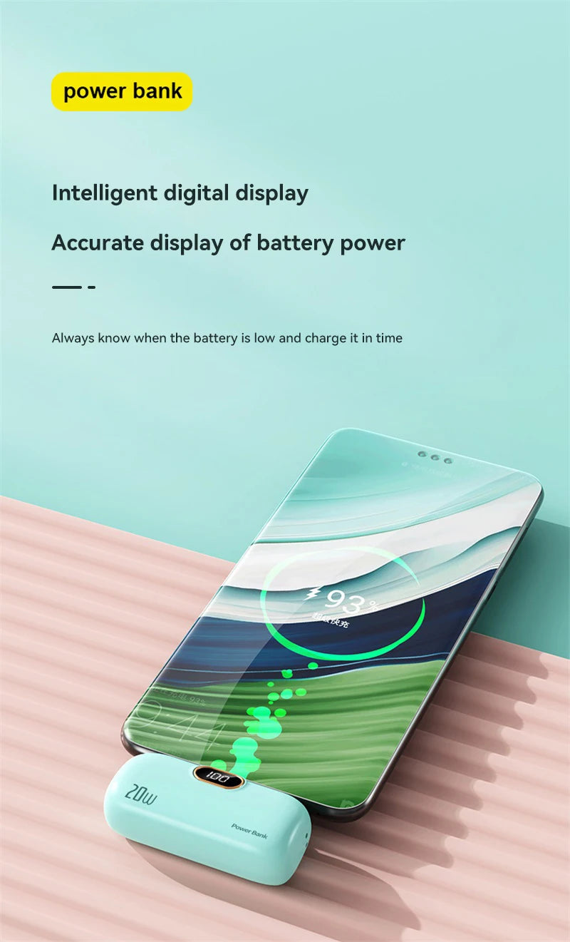 Xiaomi Capsule Portable Power Bank with Wireless Charging - 30000mAh Capacity
