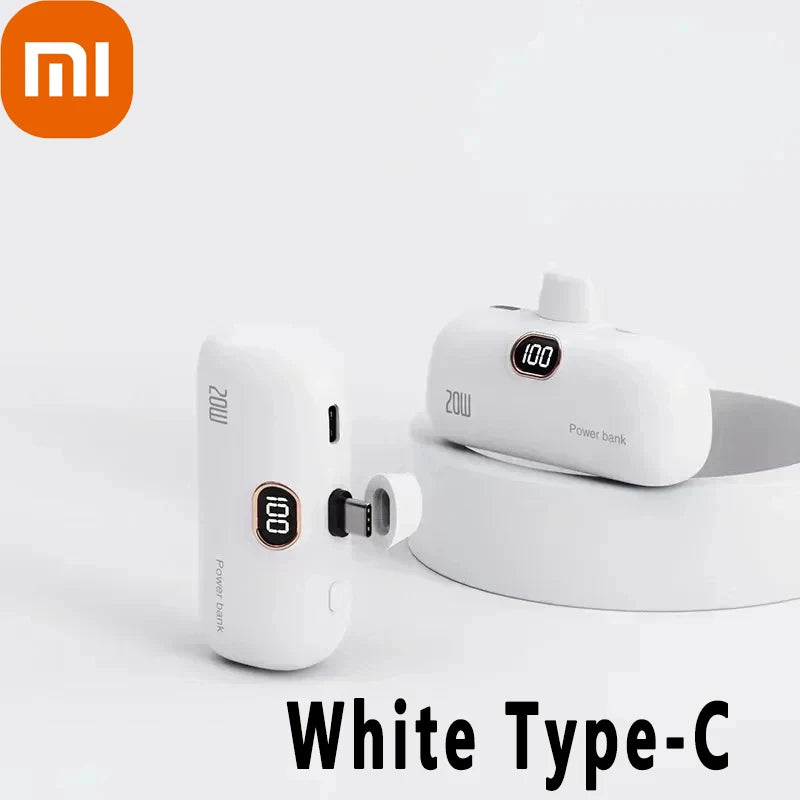 Xiaomi Capsule Portable Power Bank with Wireless Charging - 30000mAh Capacity
