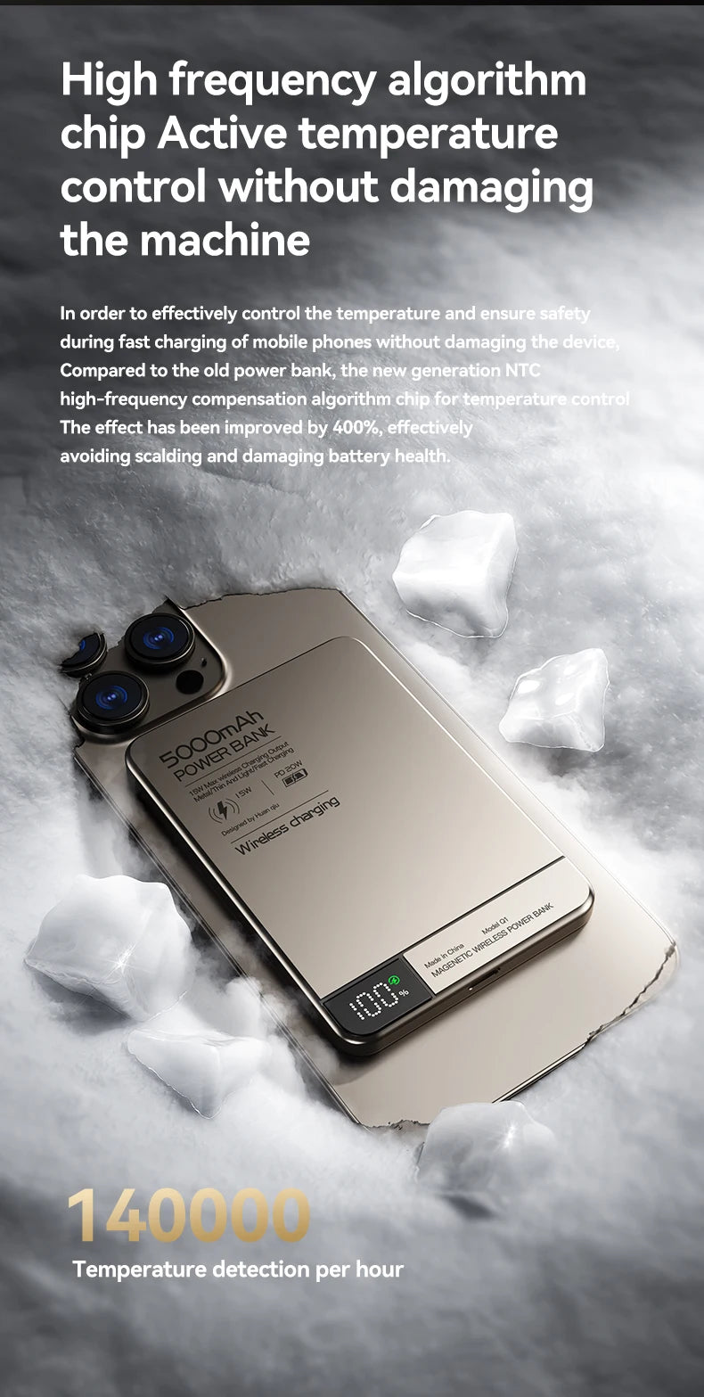 Xiaomi 10000mAh Magnetic Wireless Power Bank with Fast Charging