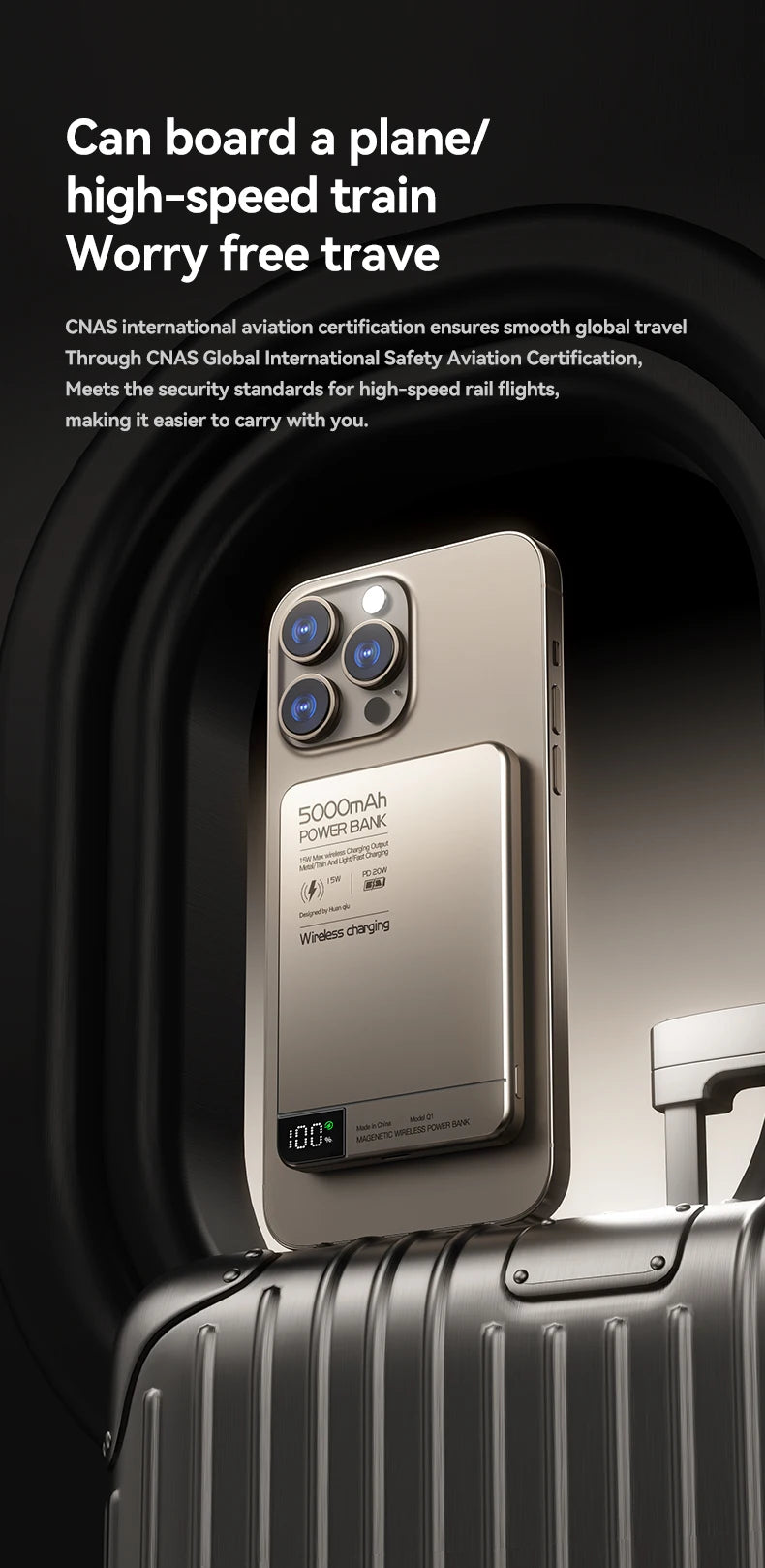 Xiaomi 10000mAh Magnetic Wireless Power Bank with Fast Charging