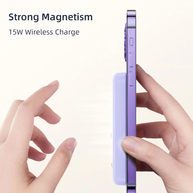KPON 20W Magnetic Wireless Power Bank with MagSafe Compatibility