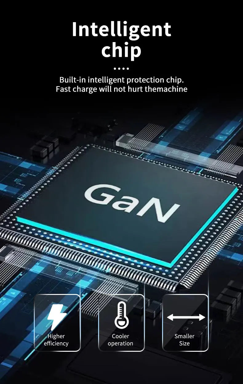 120W GaN 6-Port Fast Charging Hub with PD Support
