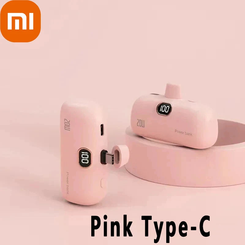 Xiaomi Capsule Portable Power Bank with Wireless Charging - 30000mAh Capacity